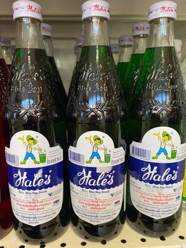 Hales Blue Boy Nectar Concentrated Artificial SALA & Cream Soda Flavored Syrup