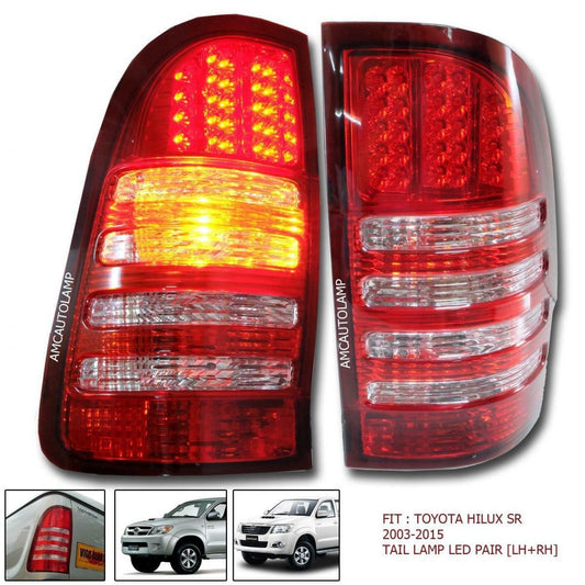 New Led Tail Lamp Rear Lamp Hilux Pickup Vigo Sr Kun 03-14 High Quality Led Mk6