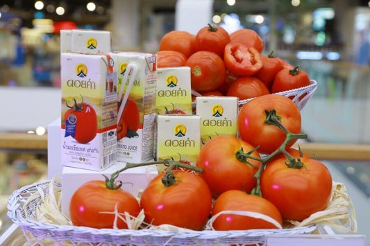 8x Doi Kham Tomato juice 99% Natural High Vitamin A, C, Lycopene Skin Healthy