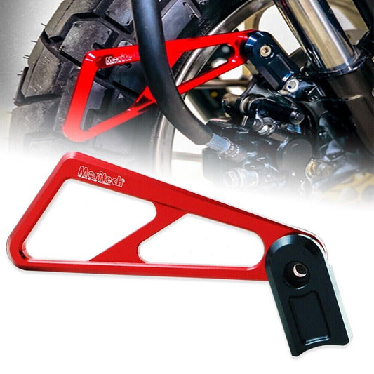 RED BRAKE HOSE GUARD PROTECTOR PIECE FIT FOR NEW HONDA 2018-2022 Z125 MONKEY 125