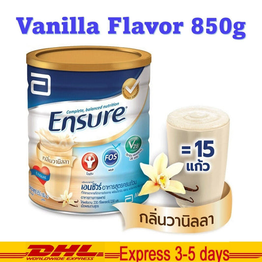 850g Ensure Vanilla Flavor Milk Balance Powder Nutrition Health Adult Senior