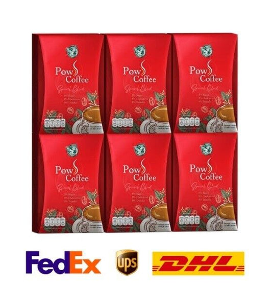 6x POW S Coffee Instant Powder 0% Sugar burning control hunger, full long time