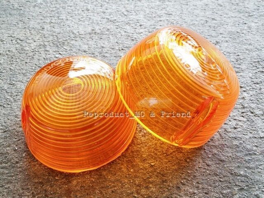 Turn Signal Lens : Fits Honda CL100 CL100S CL125 CB200 CL200 CM185T CG110 CG125