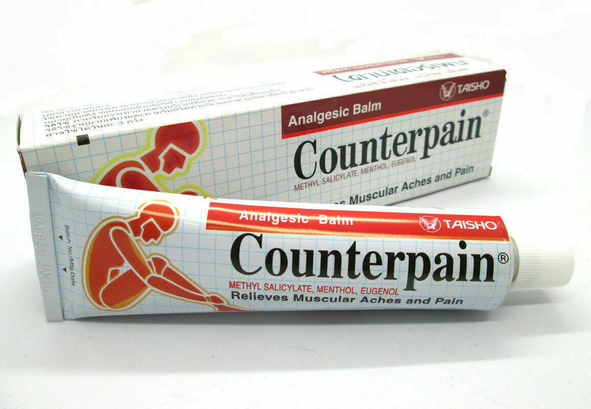 4 x 120g. Counterpain Muscular Pain Tension Relief Heat Warm Analgesic Balm HEAT