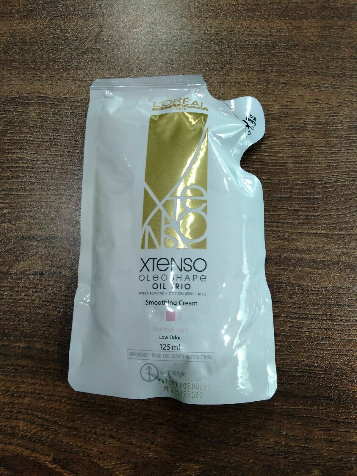 3 x Loreal Pro XTenso Oleoshape Perm Pink Natural Color Hair Straightening Cream