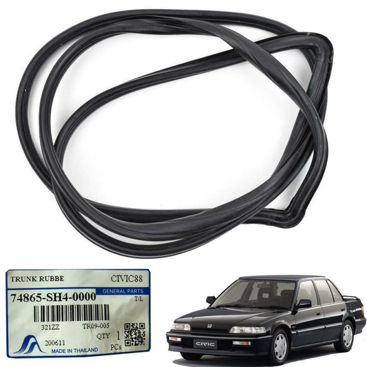 Trunk Lid Rubber Luggage Weatherstrip Seal For Honda Civic DX EX Sedan 1989-1991