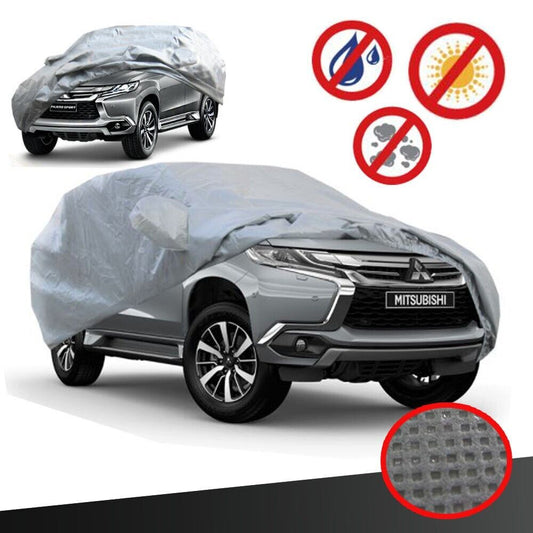 CAR COVER WATERPROOF RAIN SUN DUST FOR MITSUBISHI 15-19 PAJERO SPORT