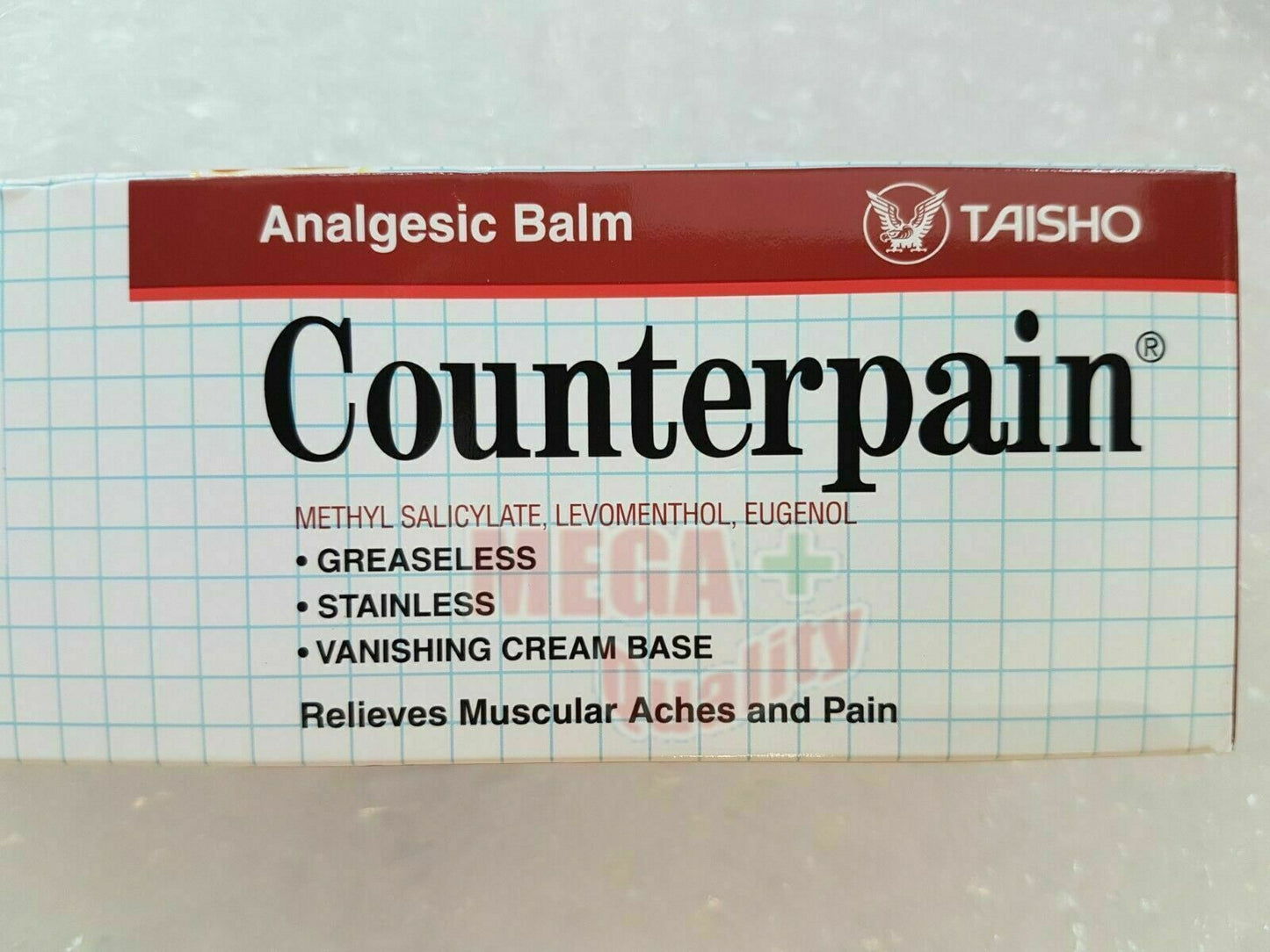 4 x 120g. Counterpain Muscular Pain Tension Relief Heat Warm Analgesic Balm HEAT