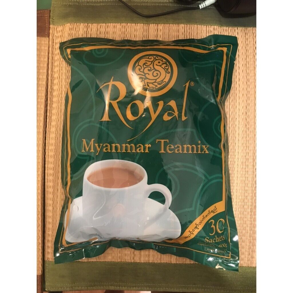 Royal Myanmar Teamix Burmese Instant Milk Tea 3 in 1 Powder Drink 30sachets