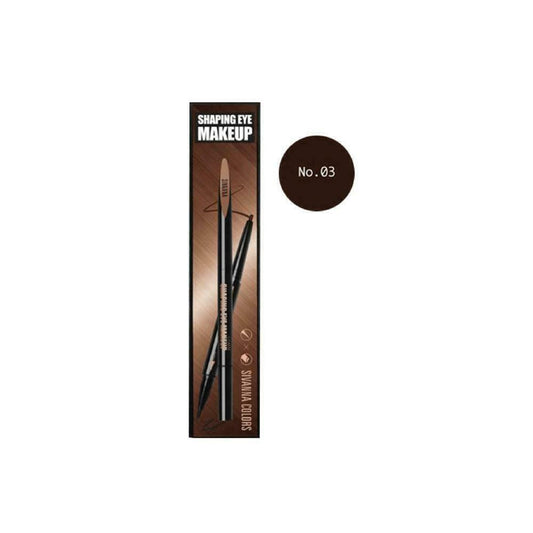 SIVANNA COLORS Shaping Eye Makeup 2 in 1 Eyebrow and Eyeliner HF207 #03
