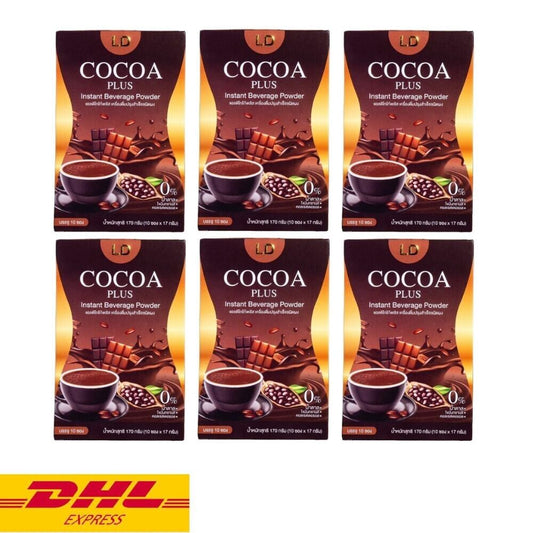 6x LD Cocoa Plus Instant Powder Drink Control Hunger Meal Replacement No Sugar