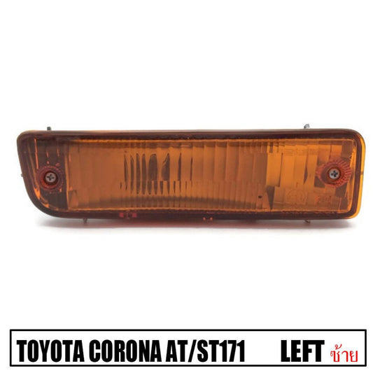 Amber Bumper Lamp Light Left Fit Toyota Corona AT171 ST170 ST171 1988-90 Sedan
