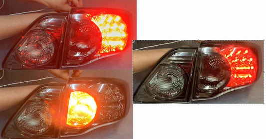 Tail and trunk Light LH RH Smoke lens Pair For Toyota Corolla Altis E140 S