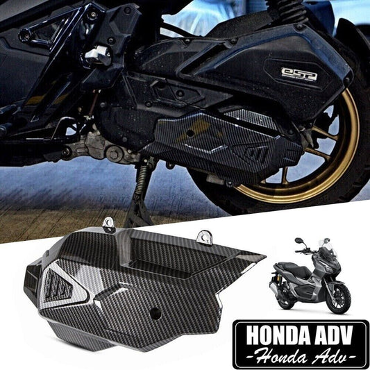 CARBON BLACK ENGINE CRANK CASE COVER SHIELD FAIRING FOR HONDA ADV 150 2019-2023