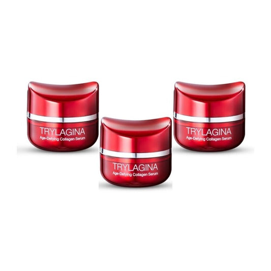 3x TRYLAGINA Age-Defying Collagen Serum 12x Anti-Aging Wrinkle Moisturizing 5 g
