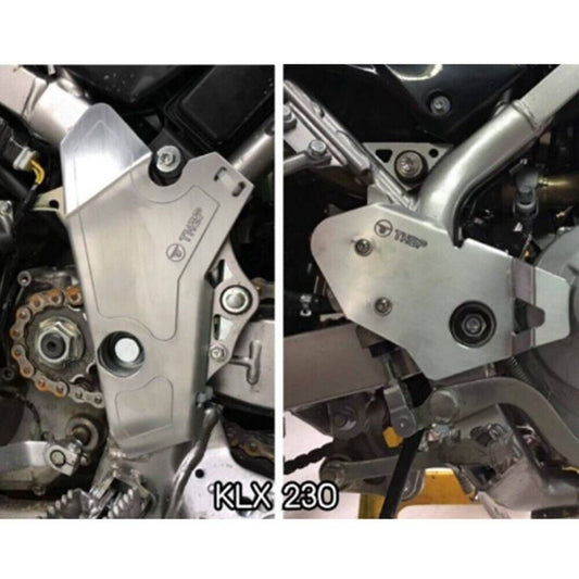 Protector For Kawasaki KLX230 Silver Frame Covers Side Panels Fairings Body Work