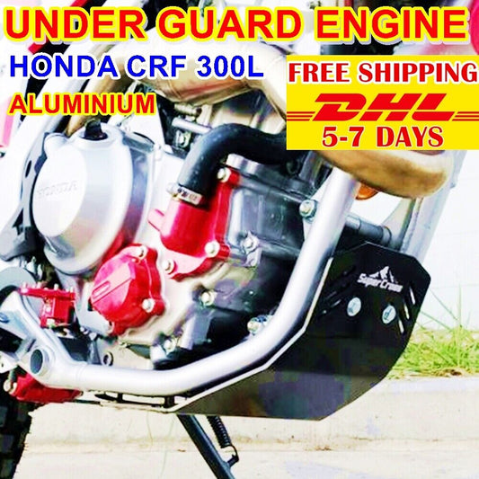 UNDER GUARD ENGINE SKID PLATE FOR HONDA CRF 250 L M CRF 300 L ALUMINIUM 4 mm.