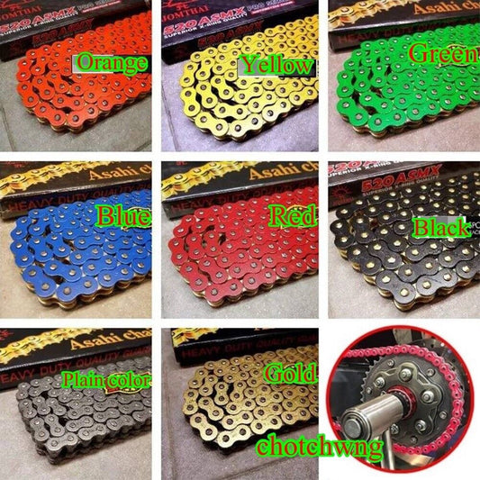 Motorcycle Chain Colors Jomthai 520 X Ring Drive Parts Bike Speed Model New Asmx