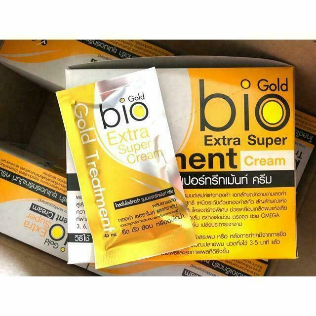 10X Bio Gold Treatment Cream Nourish Hair protect hair split ends Smooth Sleek