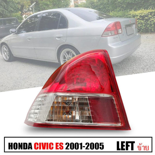 Clear Red Tail Lamp Rear Light LH Left For Honda Civic ES 2001-2005 Sedan