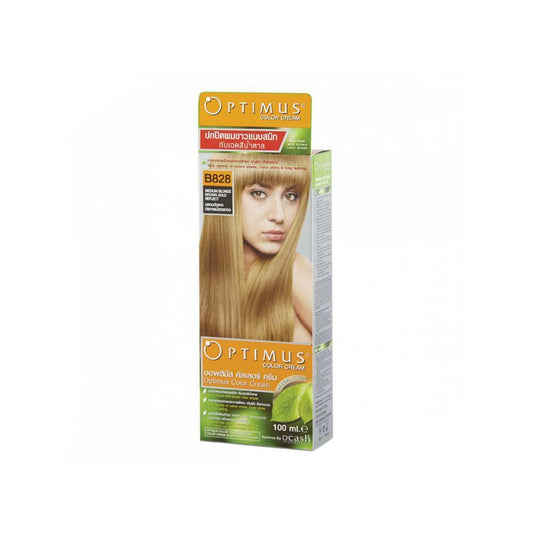 OPTIMUS Color Cream Gray Cover B828 Medium Blonde Brown Gold Reflect 100 ml