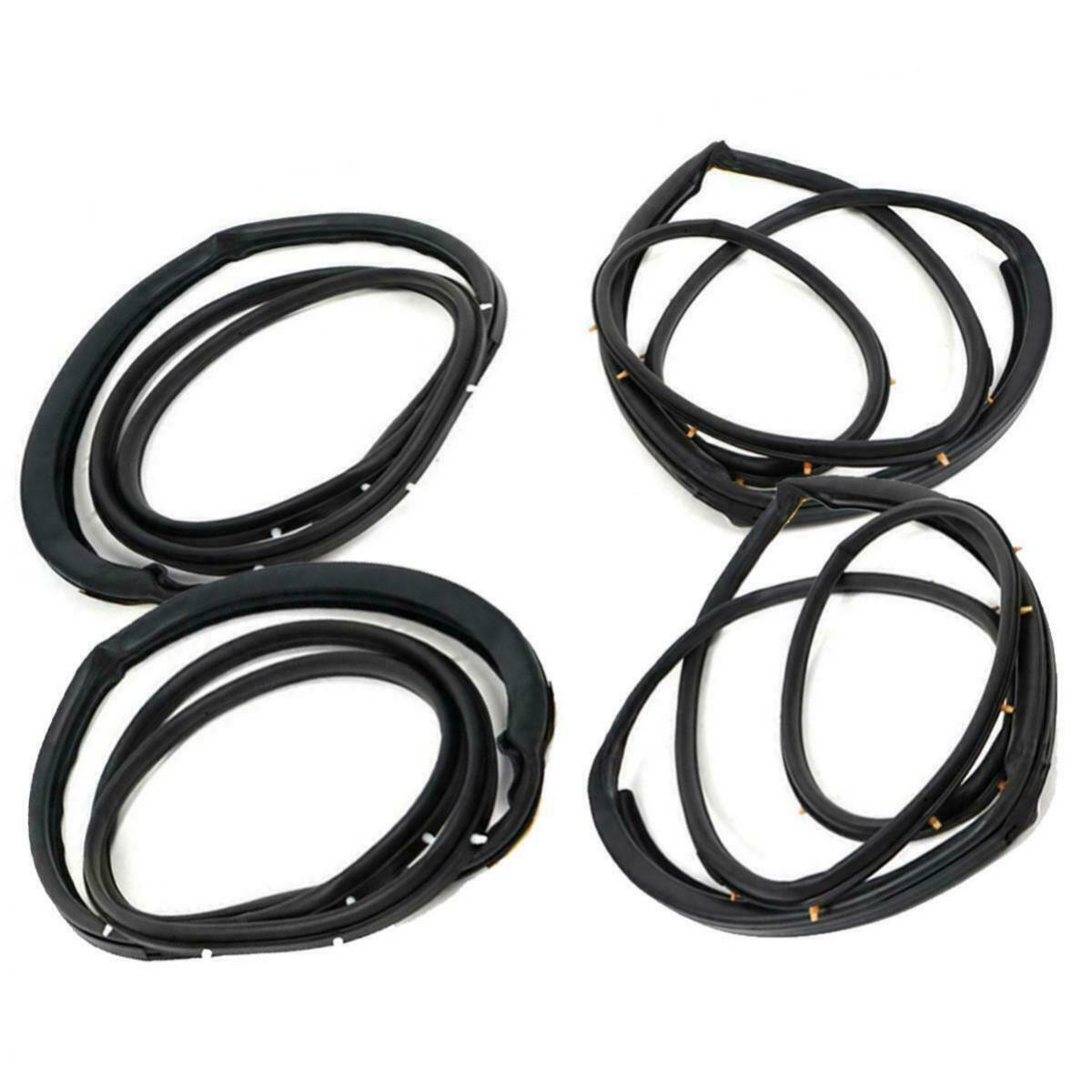 FOR HONDA CIVIC 4 DOOR 2001-2005 SEDAN DX EX GX LX SI SEAL RUBBER WEATHERSTRIP