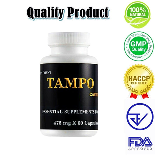 Tampo Male Men Sexual Performance De lay Ejaculation Fast Recovery 60 cap/box