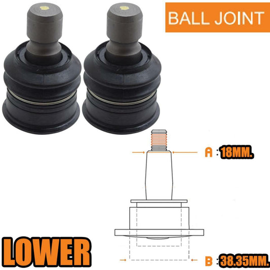 2x Ball Joint Lower For Nissan Sylphy Sentra Pulsar B17 2012-2017 Sedan