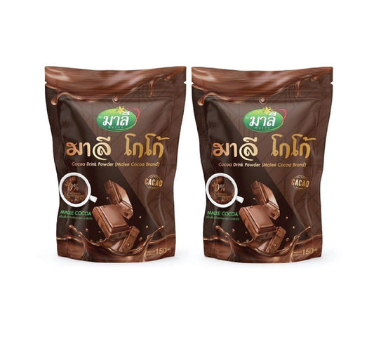 2x Malee Cocoa Drink Powder 0% Sugar Delicious Intense Low calorie Healthy Slim