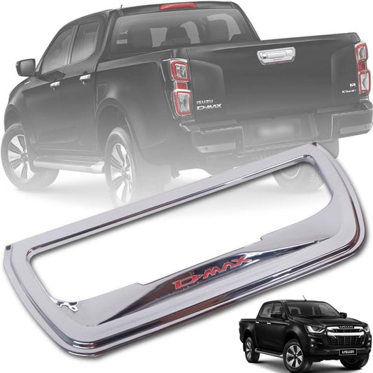 Rear Handle Tailgate Cover Chrome For Isuzu D-max Dmax Blade Pickup 2020 2021