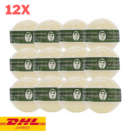 12x Rawra Herbal Distilled Soap Bar Glasses Wearing Man Brand for Face Body 170g