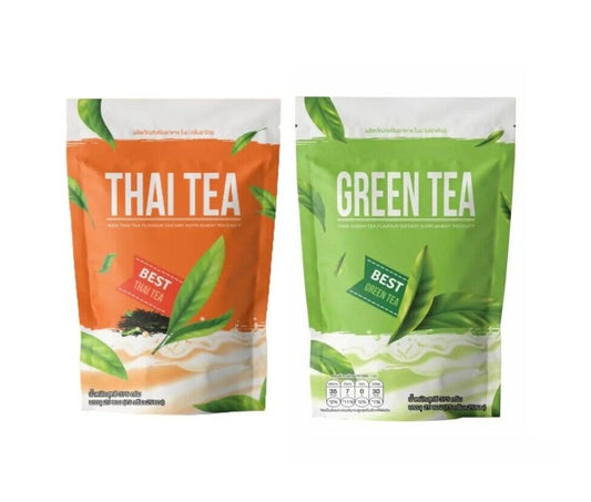 2x Nine Thai Tea & Green Tea Drink Weight Management Detox Excretion Skin Care