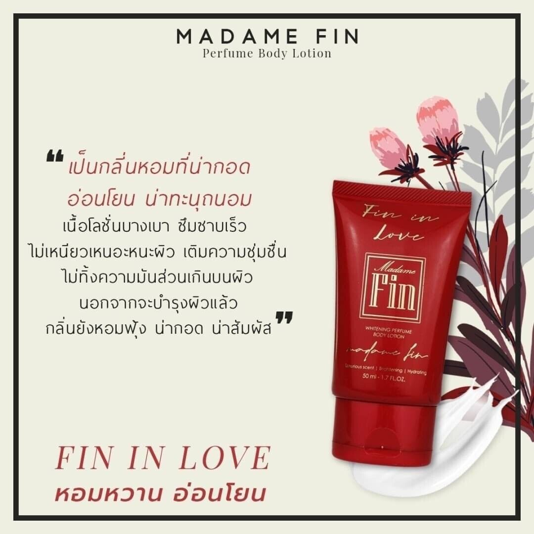 Madam Fin Body Lotion Perfume Whitening fragrant unique charming attractive