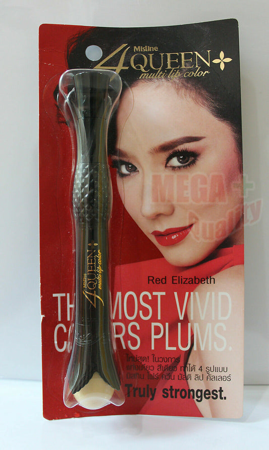 Mistine 4 Queen Multi Lipstick Color 4 Style in 1 # 01 Red Elizabeth