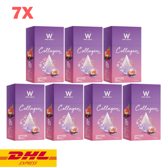 7x Wink White W Collagen Plus Powder Drink Anti-aging Brightening Radiant Skin
