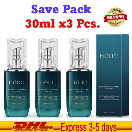 3X HONE Intensive Botany Serum Moisturizing Anti Aging Botanical Extracts 30ml