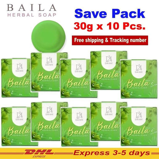 10X DAIME Baila Soap Face & Body Organic Nourish Anti Acne Dark Spots 30g