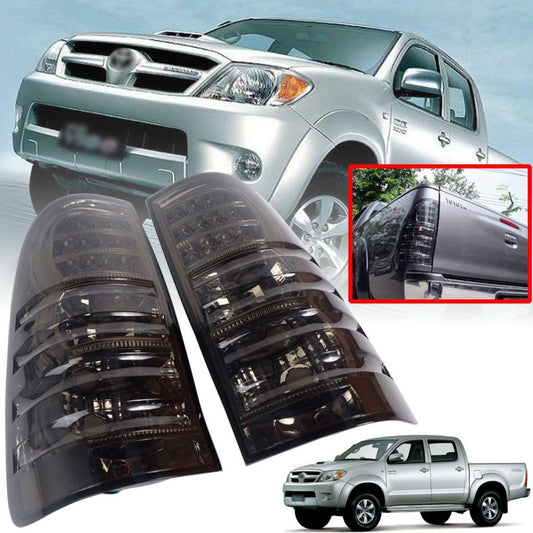 Smoke Lens Rear Tail Light Lamp LED For Toyota Hilux Vigo SR5 MK6 MK7 2005-2014