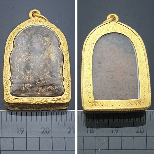 Antiques Pendant PHRA SOOMGOR BENJAPAKEE Talisman KAMPHAENG PHET Buddha Amulet
