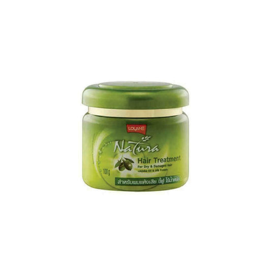 Lolane Natura Hair Treatment for Dry Damaged Hair Jojoba Oil Silk Protein 100ml