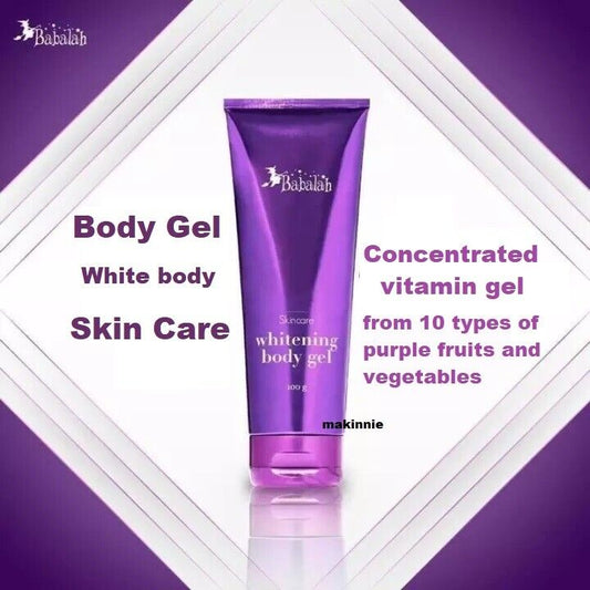 Babalah Whitening Body Gel Purple Vegetable Gel Concentrated Vitamins 100ml
