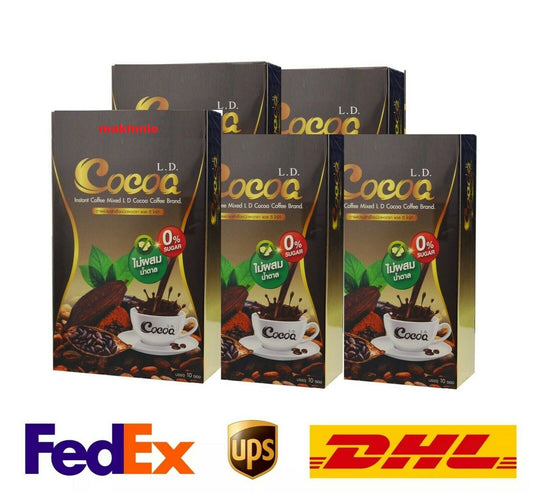 5x Cocoa with Coffee L.D. Beverage 0% Sugar 0% Trans Fat Slim Body Firmming