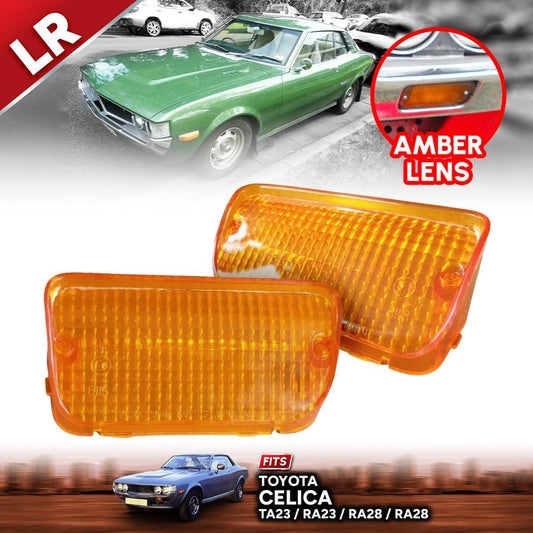 Amber Len Front Bumper Parking Light Fit Toyota Celica TA23 RA23 TA28 TA28 71-77