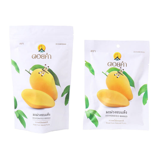 Doi Kham Dehydrated Mango Thai Fruit Snack No Artificial Color Flavor Added