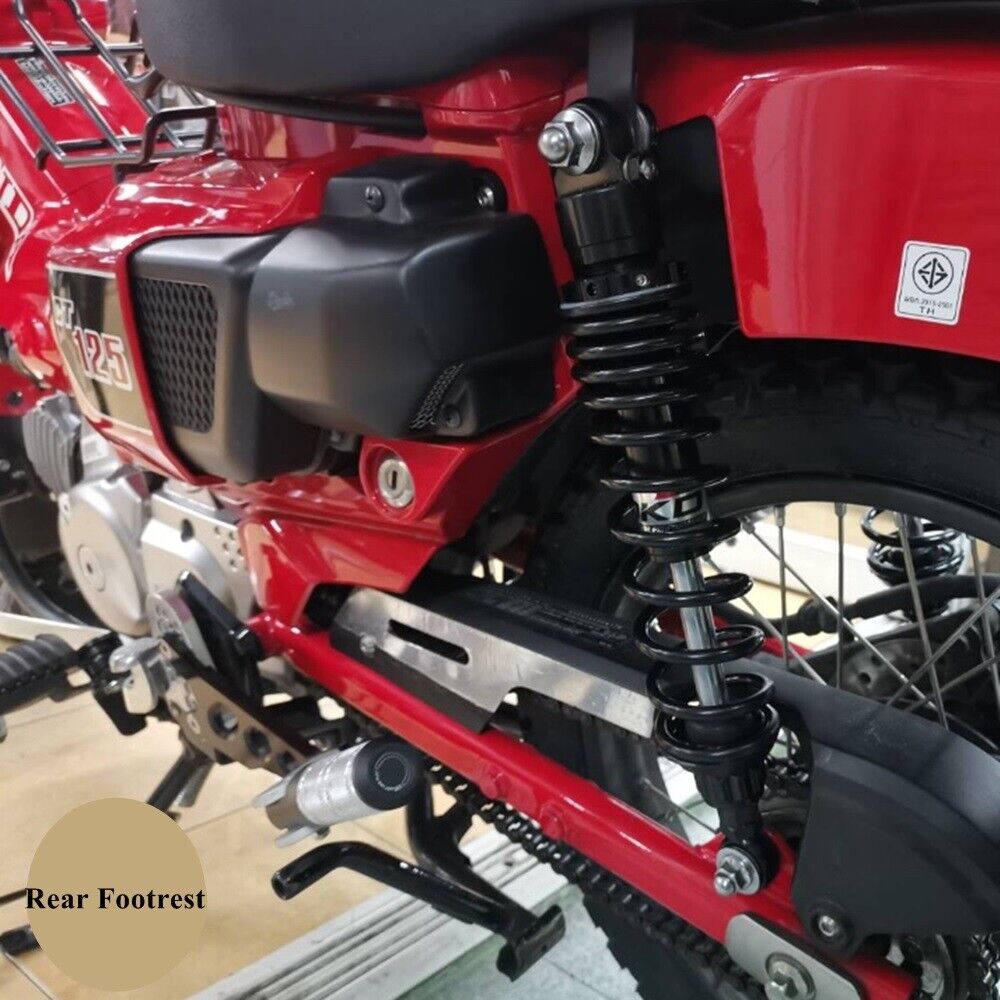 Rear Footrest Honda CT125 Rest Pegs CNC Aluminum Classic Motorcycle Accessories