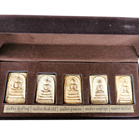 Set-5 Phra Somdet Wat Rakhang Somdej Toh Promrangsi Thai Buddha Amulet Powerful