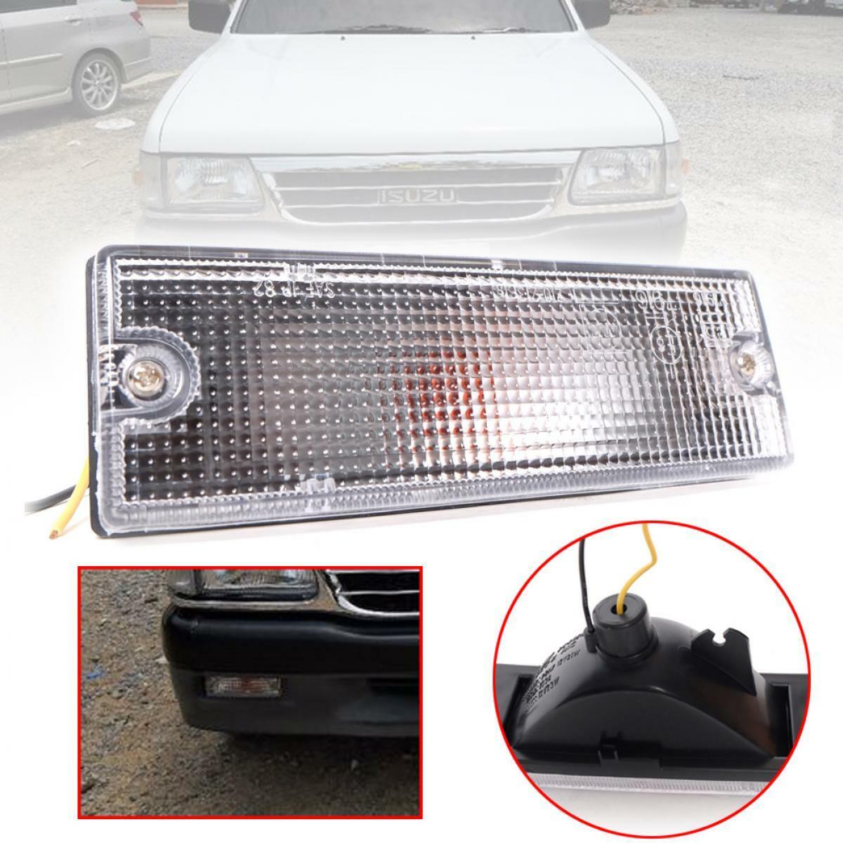 Front Bumper Lamp Indicator Light Clear RH Right For Isuzu KB TF Pickup 1989-97
