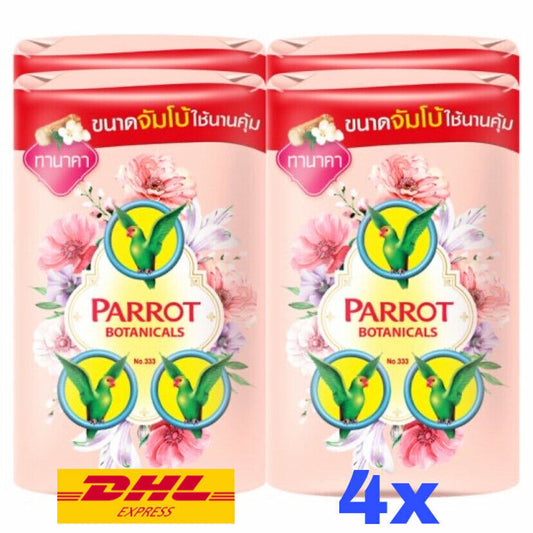 4x Parrot Botanical White Tanaka Thanaka Soap Bar Jumbo size Bright skin 105g