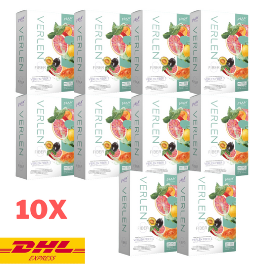 10x Verlen Fiber S Powder Drink Vene Help Excretion Dietary Supplement Natural