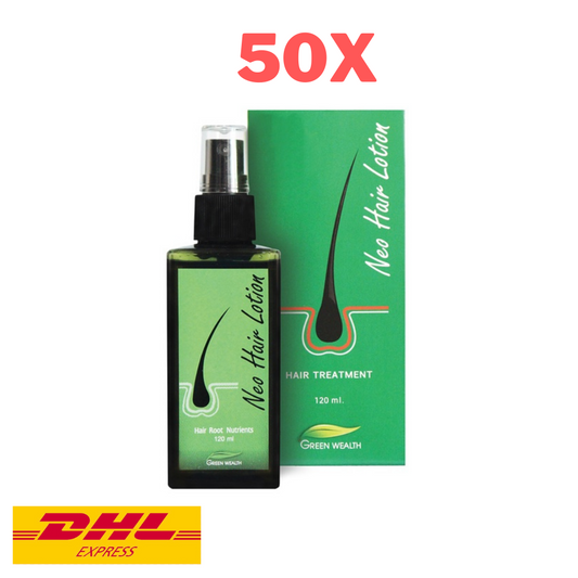 50x Neo Hair Lotion Root Treatment Nutrients for Loss Hair, Longer Hair 120 ml